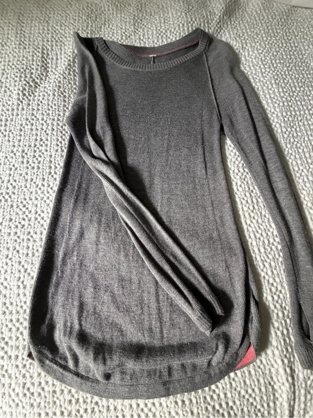 lululemon athletica Women's Gray Long-Sleeve Knit Sweater